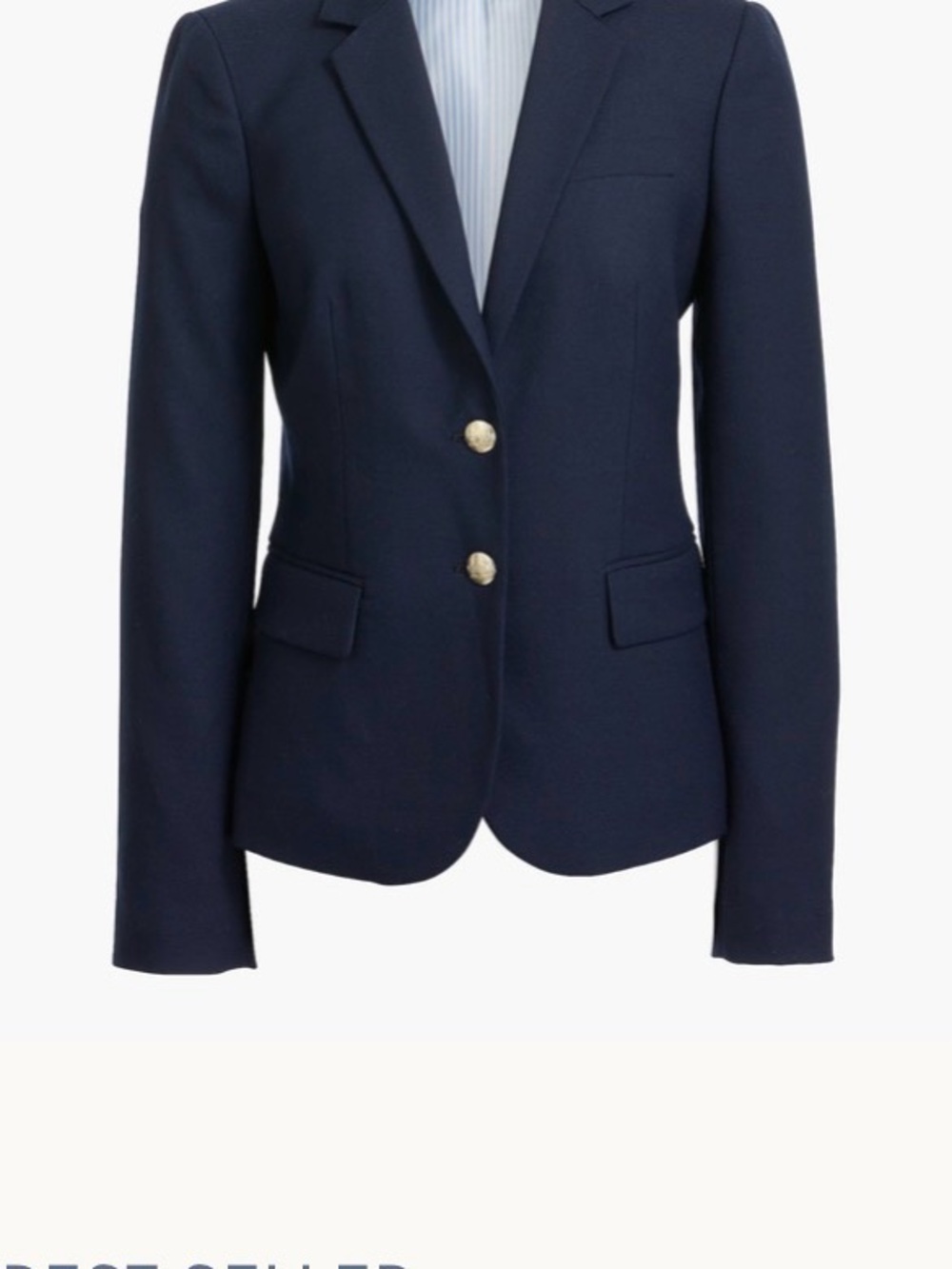 J. Crew Schoolboy Navy Blazer with Gold Buttons sz.6